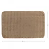 Dywanik łazienkowy taupe 50x80 cm efekt futra * TENDANCE Sale