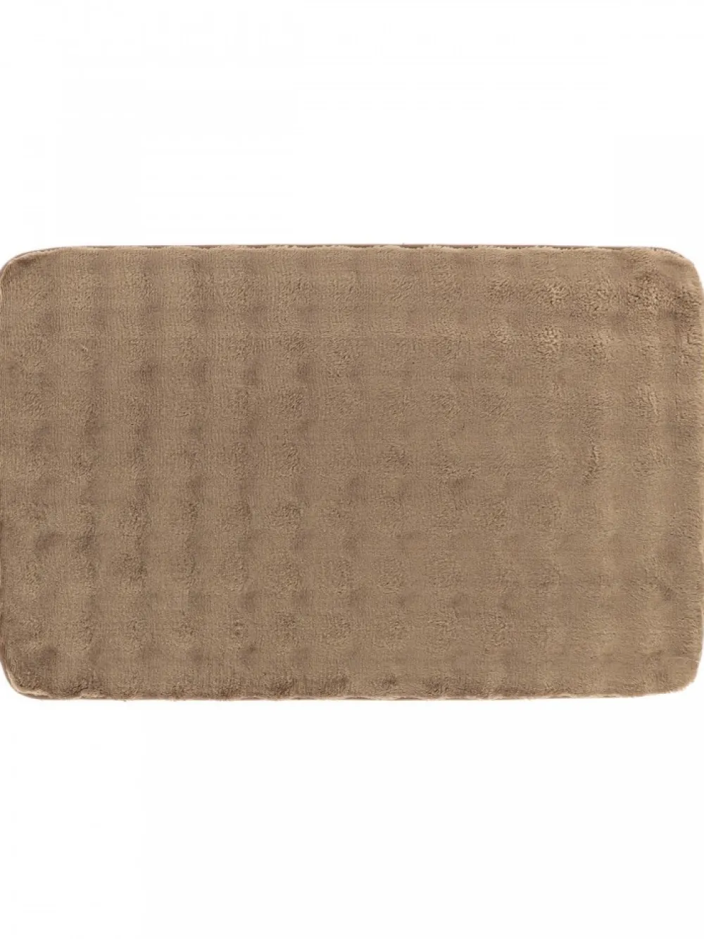 Dywanik łazienkowy taupe 50x80 cm efekt futra * TENDANCE Sale