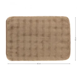 Dywanik łazienkowy taupe 40x60 cm efekt futra * TENDANCE Hot