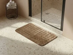Dywanik łazienkowy taupe 40x60 cm efekt futra * TENDANCE Hot