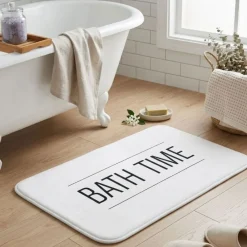 Dywanik łazienkowy 45x75 cm biały Bath Time * TENDANCE Hot