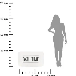 Dywanik łazienkowy 45x75 cm biały Bath Time * TENDANCE Hot