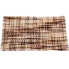 Dywanik łazienkowy 50x80 cm brązowy prostokątny * BERILO Outlet