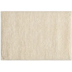 Dywanik łazienkowy 40x60 cm kremowy * BERILO Clearance