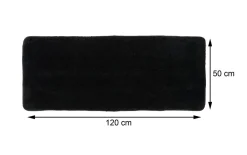 Dywanik łazienkowy 50x120 Marlet Czarny * TENDANCE Outlet
