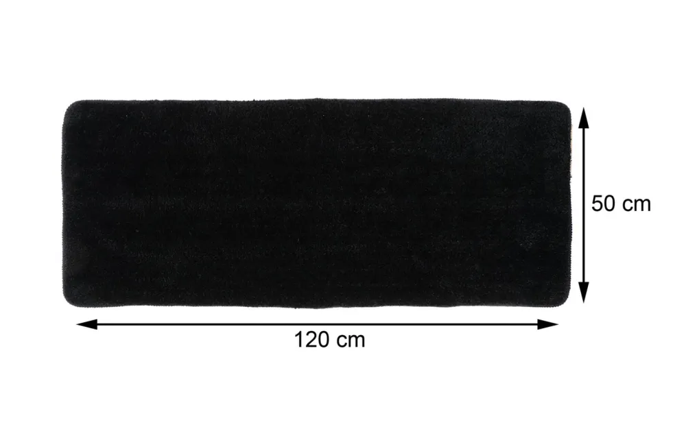 Dywanik łazienkowy 50x120 Marlet Czarny * TENDANCE Outlet