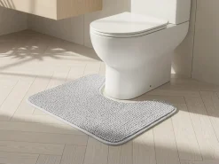 Dywanik pod WC BALLS 45x50 cm jasnoszary * TENDANCE