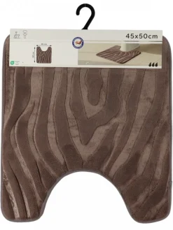 Dywanik pod WC taupe 45x50 cm zebra * TENDANCE Best