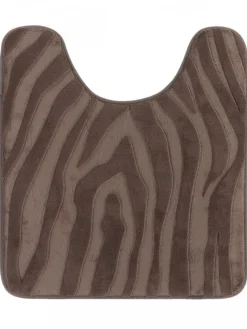 Dywanik pod WC taupe 45x50 cm zebra * TENDANCE Best