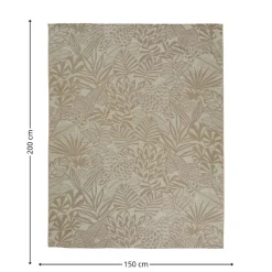 Dywan zewnętrzny 150 x 200 cm beż Kepa * Atmosphera Sale