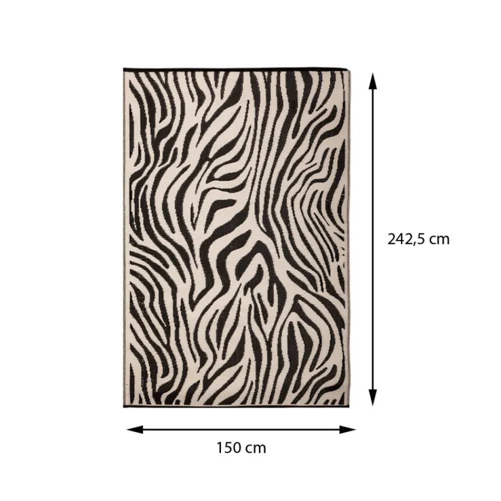 Dywan zewnętrzny zebra 150x242,5 cm * Esschert Design Online
