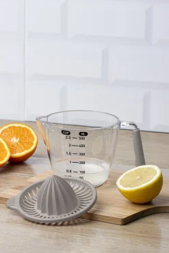 Dzbanek z miarką i wyciskarką 0,5L ciemny beż