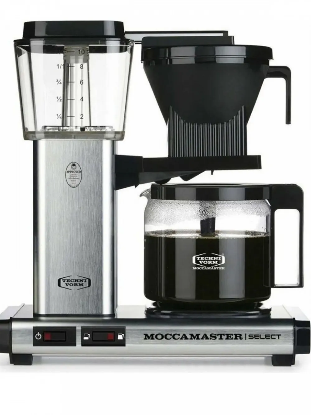Ekspres do kawy przelewowy KBG 741 Select - Silver Brushed * MOCCAMASTER Clearance
