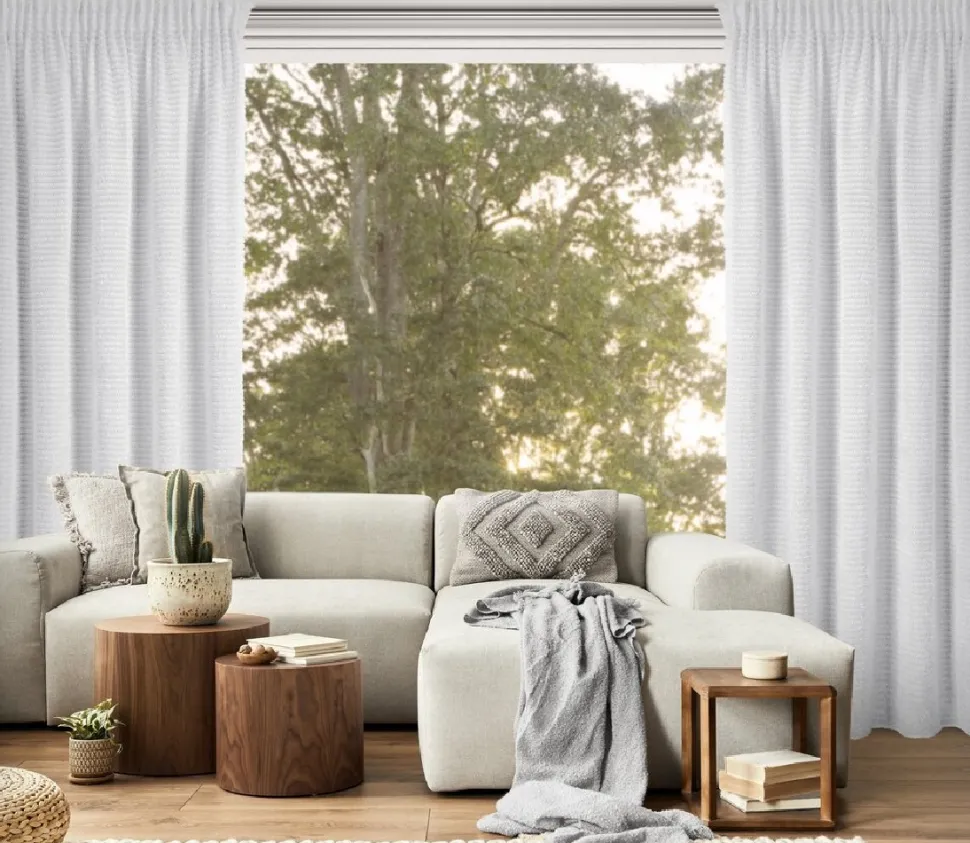 Elegancka zasłona REINA Eva Minge 135x270 cm, biała