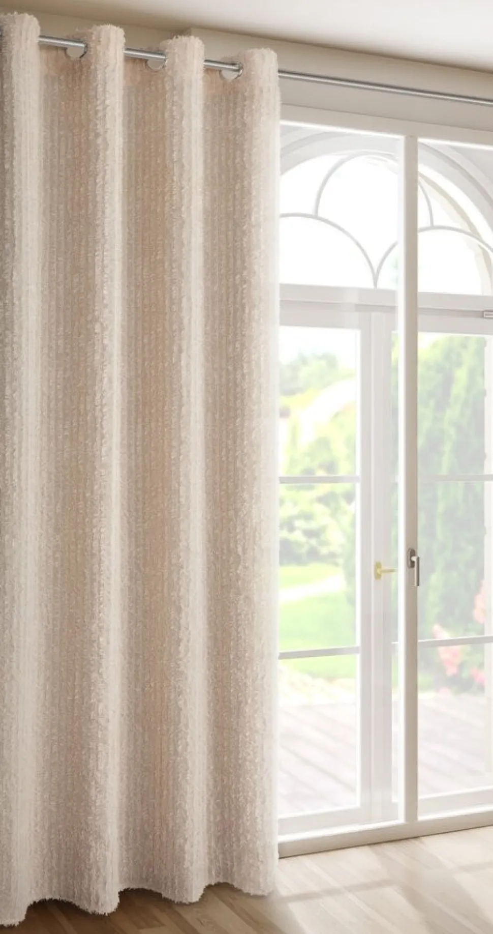 Elegancka zasłona SELMA Eva Minge 135x250 cm, beż