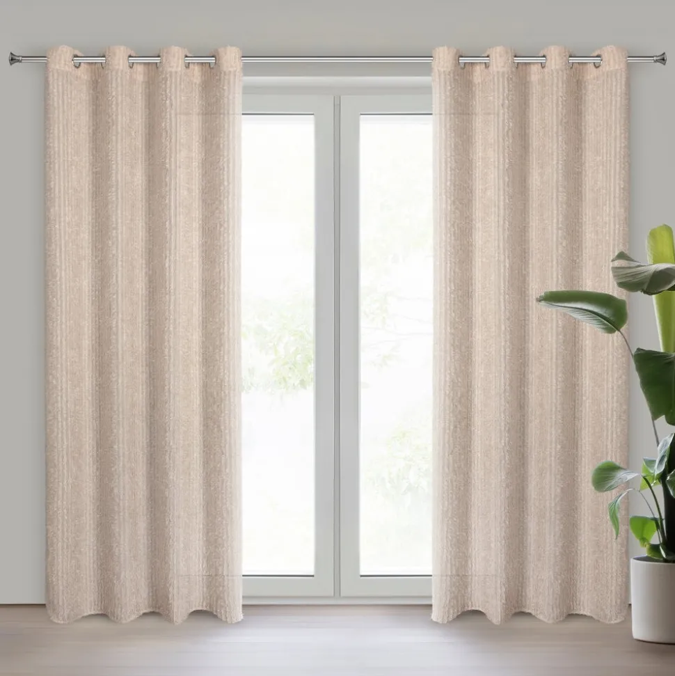 Elegancka zasłona SELMA Eva Minge 135x250 cm, beż