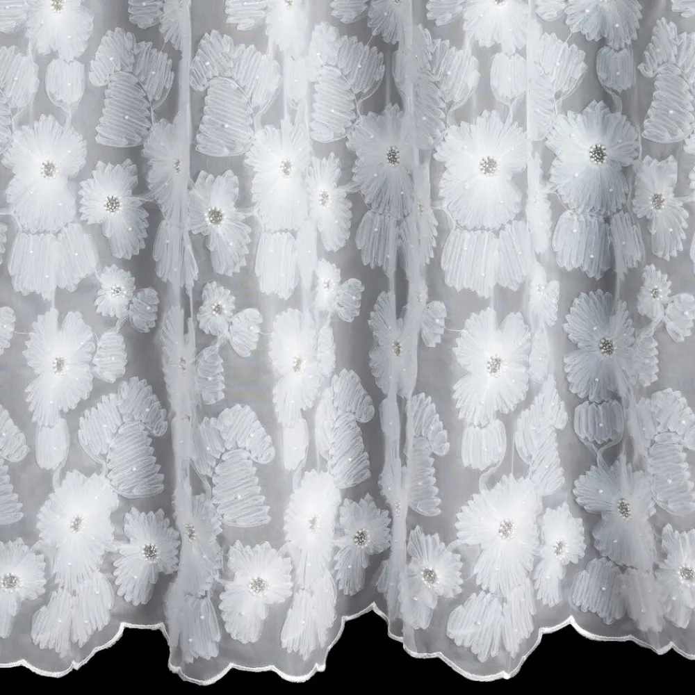 Elegancka firana JASMIN 140x250 cm biała * EUROFIRANY B.B. Choczyńscy Sp.J.