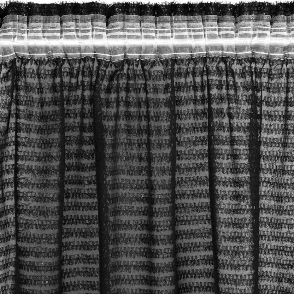 Elegancka zasłona REINA Eva Minge 135x270 cm, czarna * EUROFIRANY B.B. Choczyńscy Sp.J. New