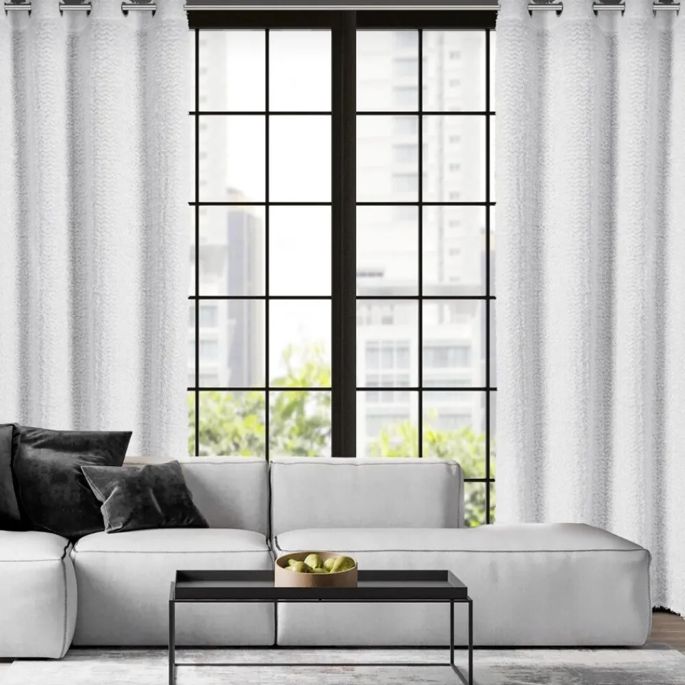 Elegancka zasłona TIFFANY Eva Minge 135x250 cm, biała * EUROFIRANY B.B. Choczyńscy Sp.J. New
