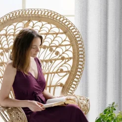 Elegancka zasłona TIFFANY Eva Minge 135x250 cm, biała * EUROFIRANY B.B. Choczyńscy Sp.J. New