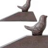 Żeliwny stoper do drzwi z ptaszkiem 15,2 x h9 cm