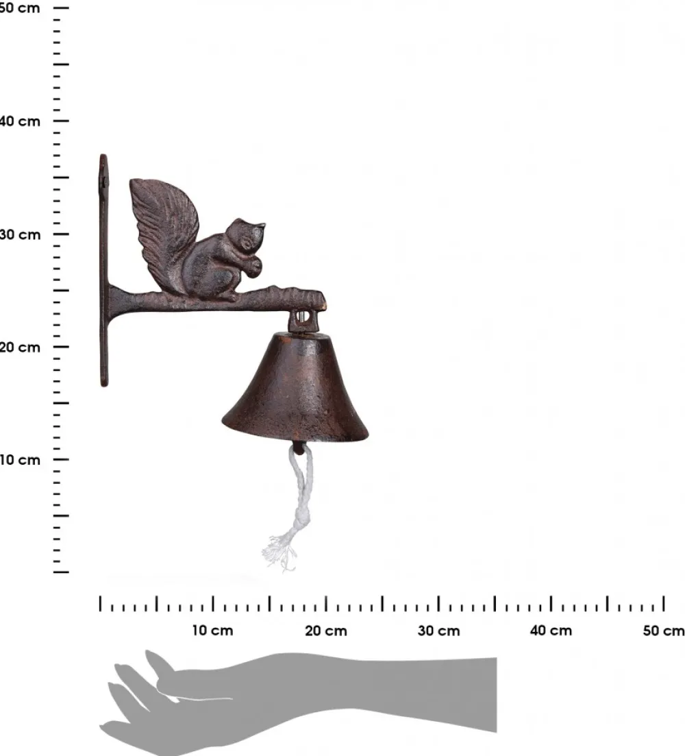 Żeliwny dzwonek do drzwi wiewiórka * Esschert Design