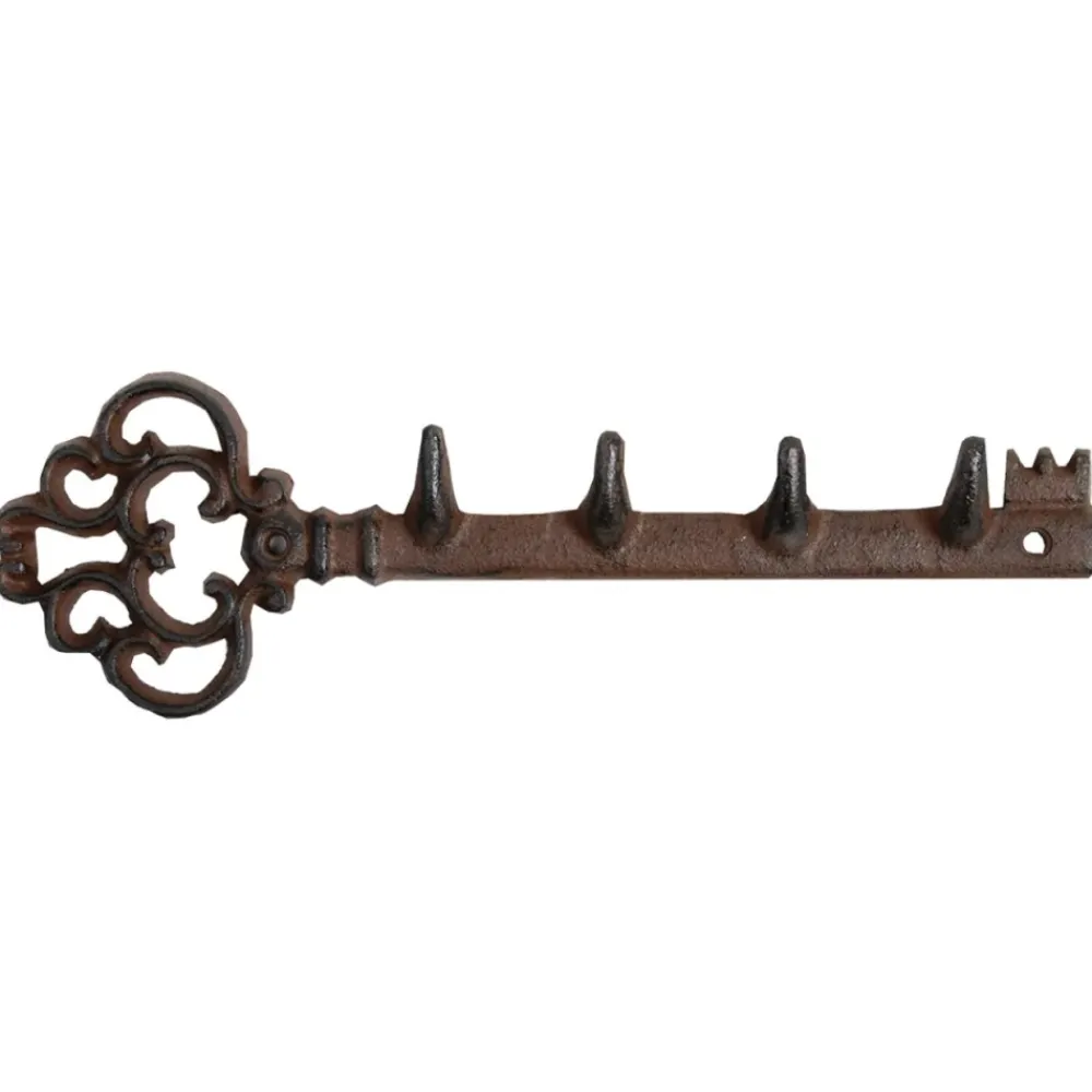 Żeliwny wieszak Klucz na 4 haczyki 29,3 cm * Esschert Design Outlet