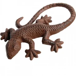 Figurka żeliwna jaszczurka 15,5 cm