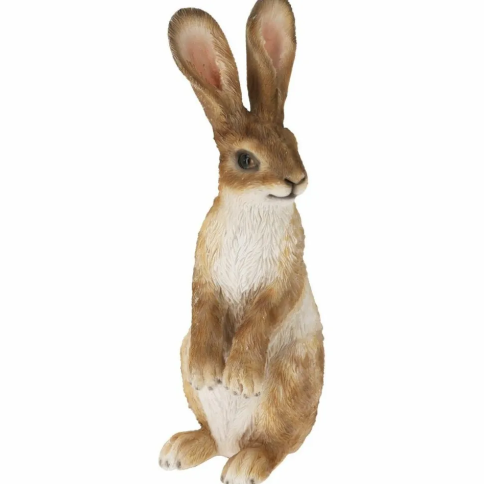 Figurka ogrodowa królik stojący 26 cm wzór 1