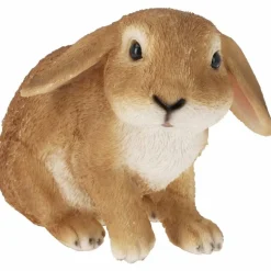 Figurka ogrodowa królik z dużymi uszami 17 cm wzór 1