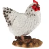 Figurka ogrodowa Kura biała 19 cm