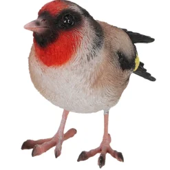 Figurka ogrodowa ptaszek szczygieł 12 x h8,5 cm