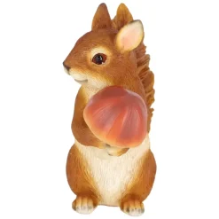 Figurka wiewiórki z borowikiem h14,3 cm