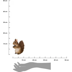 Figurka wiewiórki z szyszką h14,6 cm