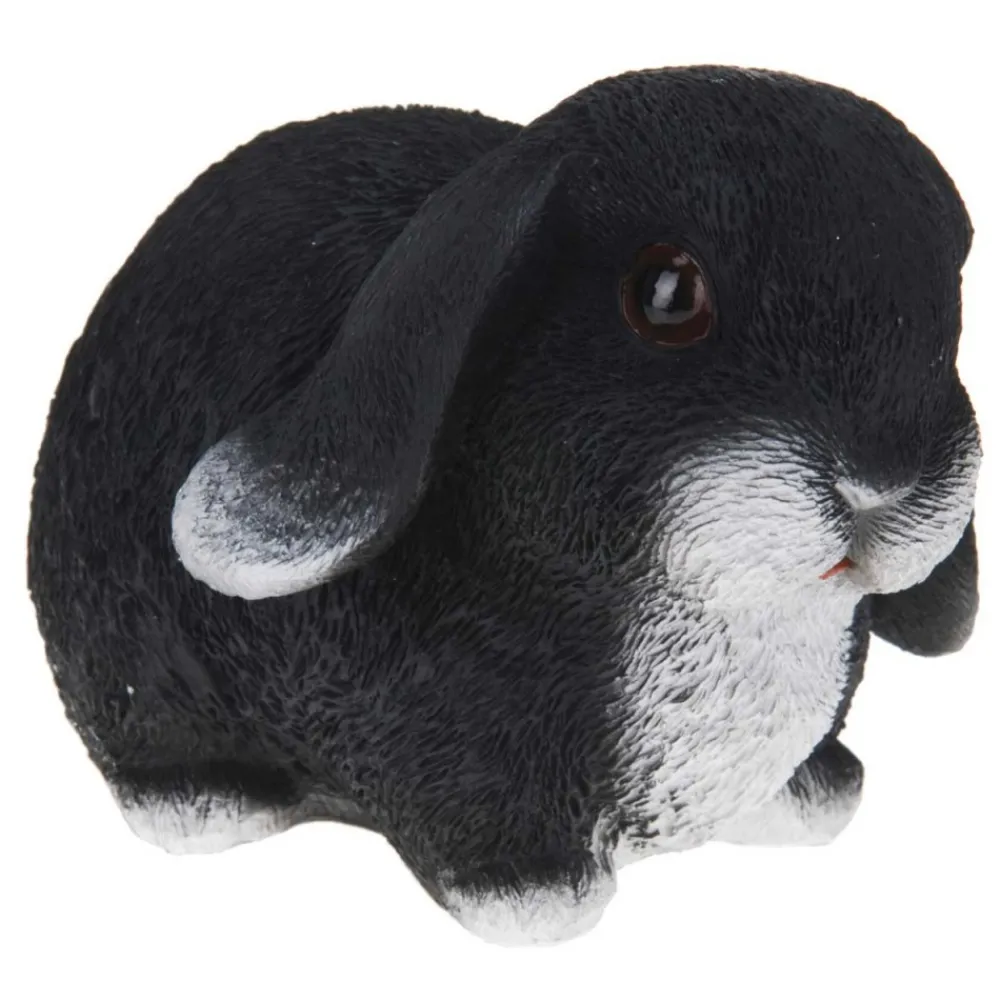Figurka ogrodowa królik czarny 16 cm * Progarden Discount