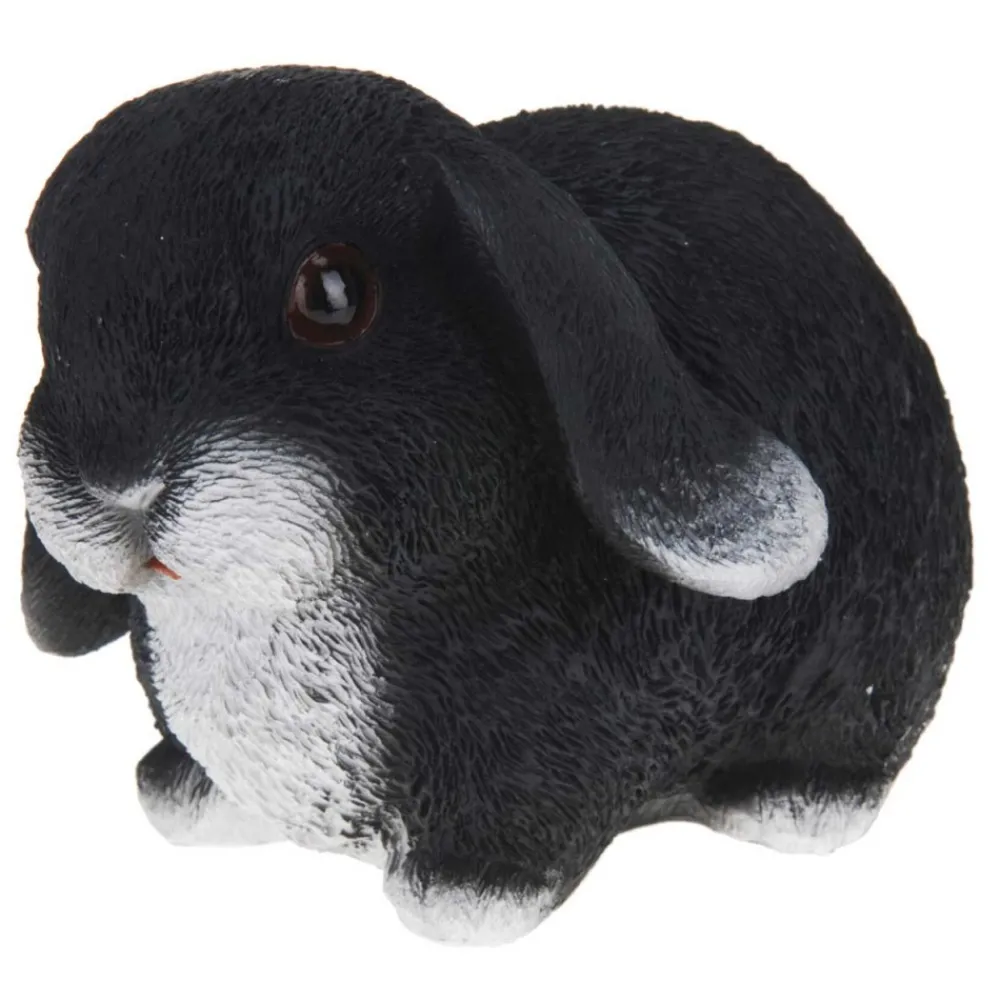 Figurka ogrodowa królik czarny 16 cm * Progarden Discount