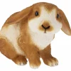 Figurka ogrodowa królik z dużymi uszami 17 cm wzór 2 * HowHomely Best