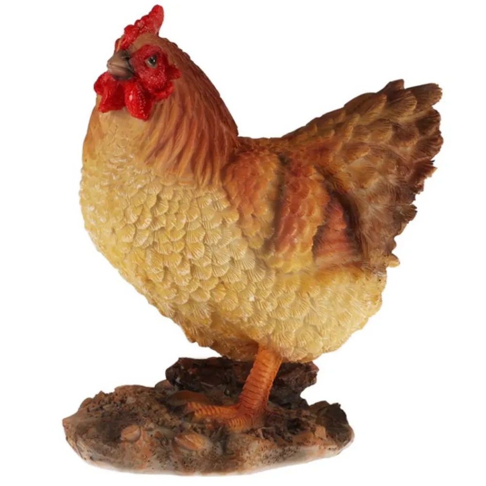 Figurka ogrodowa Kura kolorowa 19 cm * Progarden Clearance