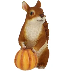 Figurka wiewiórki z dynią h15 cm * Esschert Design Online