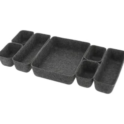 Filcowy organizer do szuflad 7 koszy antracyt * TENDANCE Best