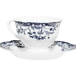 Filiżanka do kawy 220 ml ze spodkiem Reverie Blue