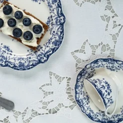 Filiżanka do kawy 90 ml ze spodkiem Reverie Blue