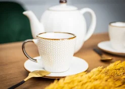 Filiżanka ceramiczna Queen 210 ml wzór 1 * Siaki Collection Sale