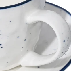 Filiżanka porcelanowa ze spodkiem 220 ml Pebbles * Estia Sale