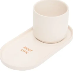 Filiżanki do espresso ciemny róż 240 ml 2 szt. Cara Sienna * Secret de Gourmet Outlet