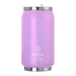 Fioletowy kubek termiczny ze słomką 300 ml Lavender Purple * Estia Online