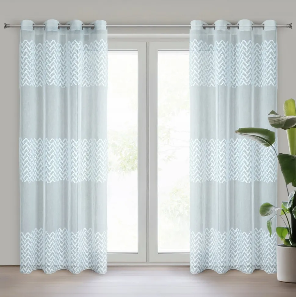 Firana ESTERI niebieska 140x250 cm
