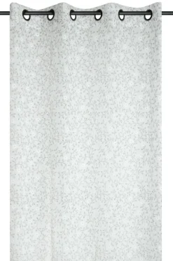 Firana GINNY 140x260 kremowa kwiaty