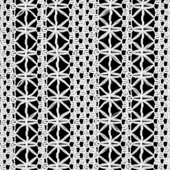 Firana gotowa BONITA 140x270 cm biała wzór geometryczny