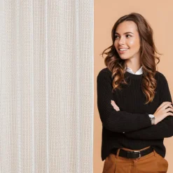 Firana gotowa LARA 140x250 cm biała siatka